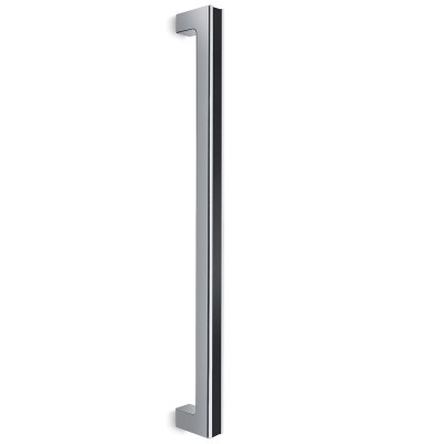 Λαβή εξώπορτας (1 Τεμάχιο) Convex σειρά 1311 σε Χρώμιο - Ματ Μαύρο 500mm