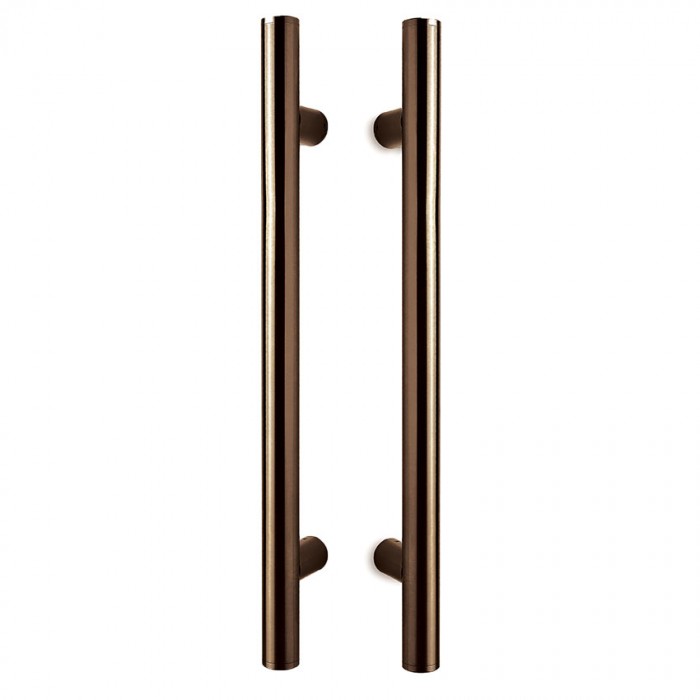 Λαβές εξώπορτας (2 Τεμάχια) Convex σειρά 475 σε Ματ Αντικέ