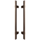 Λαβές εξώπορτας (2 Τεμάχια) Convex σειρά 653 σε Ματ Αντικέ