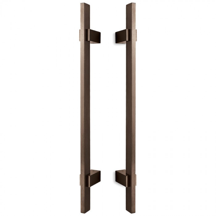 Λαβές εξώπορτας (2 Τεμάχια) Convex σειρά 653 σε Ματ Αντικέ