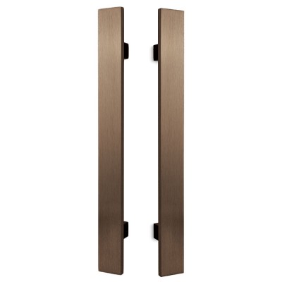 Λαβές εξώπορτας (2 Τεμάχια) Convex σειρά 669 σε Ματ Αντικέ