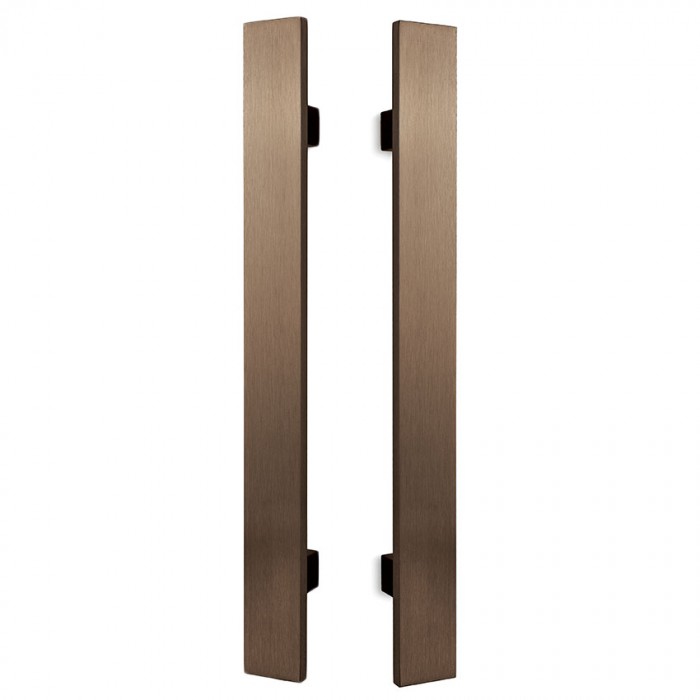 Λαβές εξώπορτας (2 Τεμάχια) Convex σειρά 669 σε Ματ Αντικέ