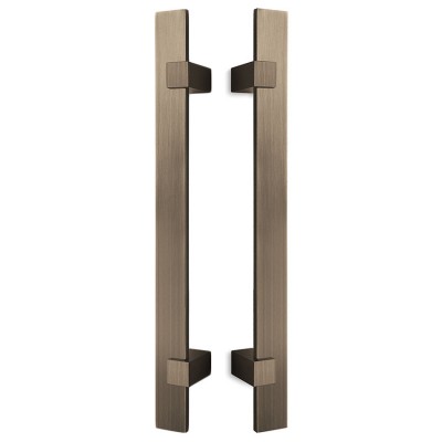 Λαβές εξώπορτας (2 Τεμάχια) Convex σειρά 763 σε Ματ Αντικέ