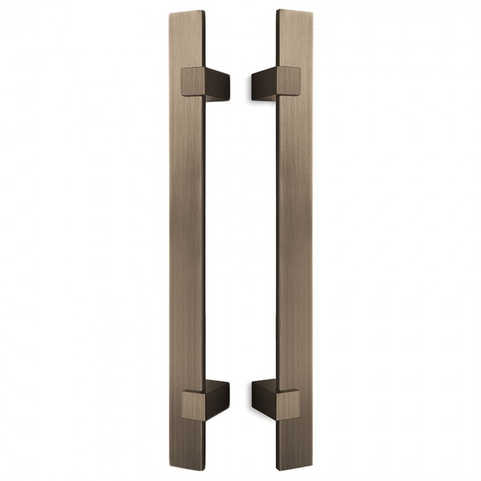 Λαβές εξώπορτας (2 Τεμάχια) Convex σειρά 763 σε Ματ Αντικέ