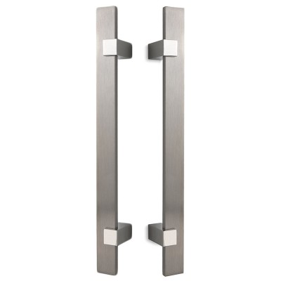 Λαβές εξώπορτας (2 Τεμάχια) Convex σειρά 763 σε Χρώμιο-Ανοξείδωτο