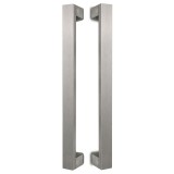 Λαβές εξώπορτας (2 Τεμάχια) Convex σειρά 989 σε Ματ Νίκελ