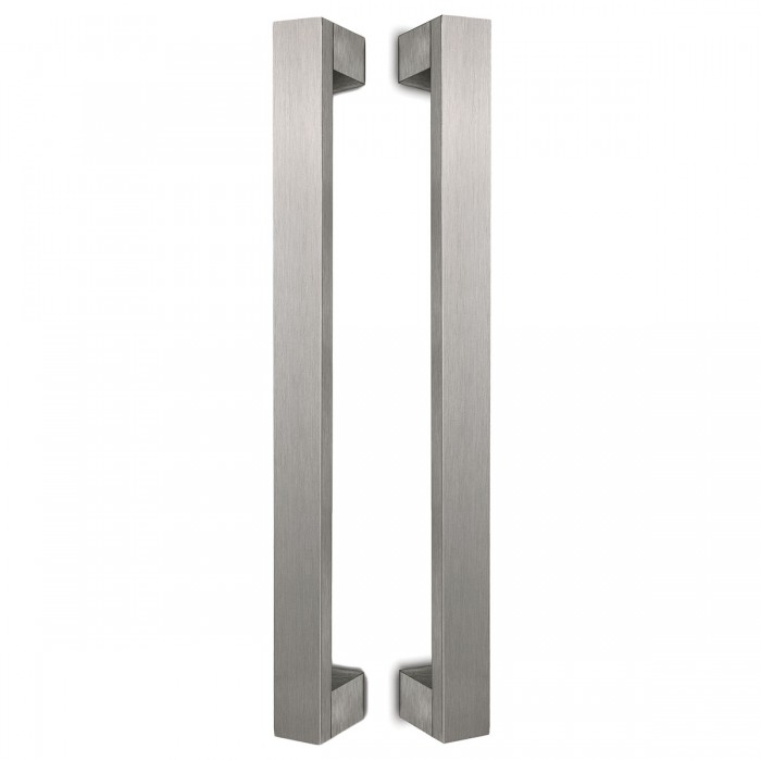 Λαβές εξώπορτας (2 Τεμάχια) Convex σειρά 989 σε Ματ Νίκελ