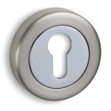 Ροζέτα Convex Εξώπορτας 245 σε Ματ Νίκελ-Χρώμιο