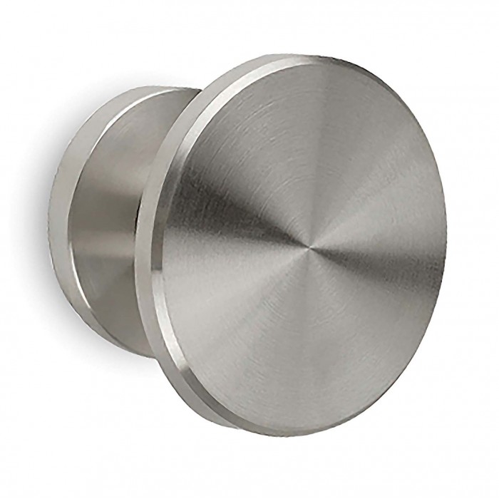 Μπούλ εξώθυρας Convex σειρά 1069P Ø80mm σε Ματ Νίκελ-Ανοξείδωτο