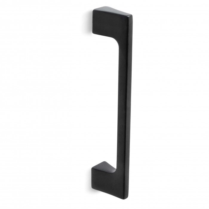 Λαβή συρόμενης πόρτας Convex 1177 Ολικό Μήκος 184mm σε Ματ Μαύρο