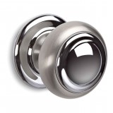 Μπούλ εξώθυρας Convex σειρά 141 80mm σε Χρώμιο-Νίκελ Ματ