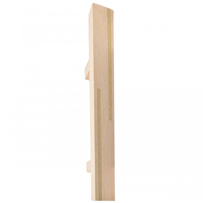 Ξύλινη Λαβή Εξώπορτας  Άβαφη απο Μασίφ Ξύλο Οξιάς Γερμανίας με Μαρκετερί απο Ιρόκο σε 5 διαστάσεις σειρά 942