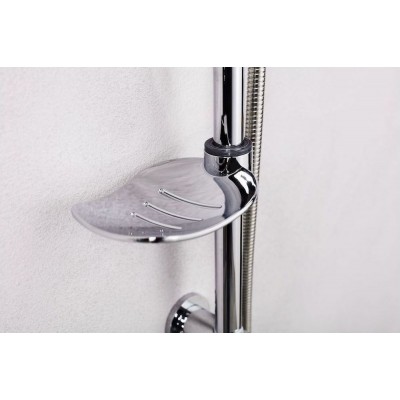 Στήλη Ντουζ επεκτεινόμενη από 85cm - 137cm με τηλέφωνο 53276-1 Tema Bianco