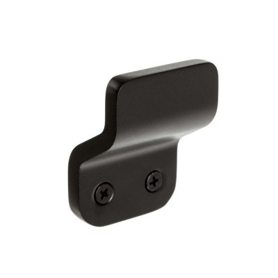 Άγκιστρο μονό Αλουμινίου ONYX 06628.001 σε μαύρο χρώμα