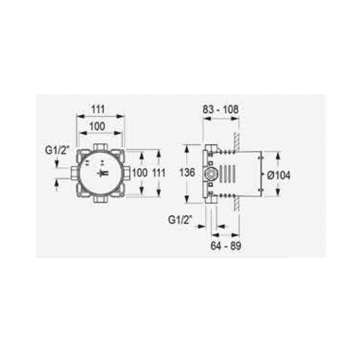 Ηλεκτρονική μπαταρία νιπτήρος Conti 120.370.11