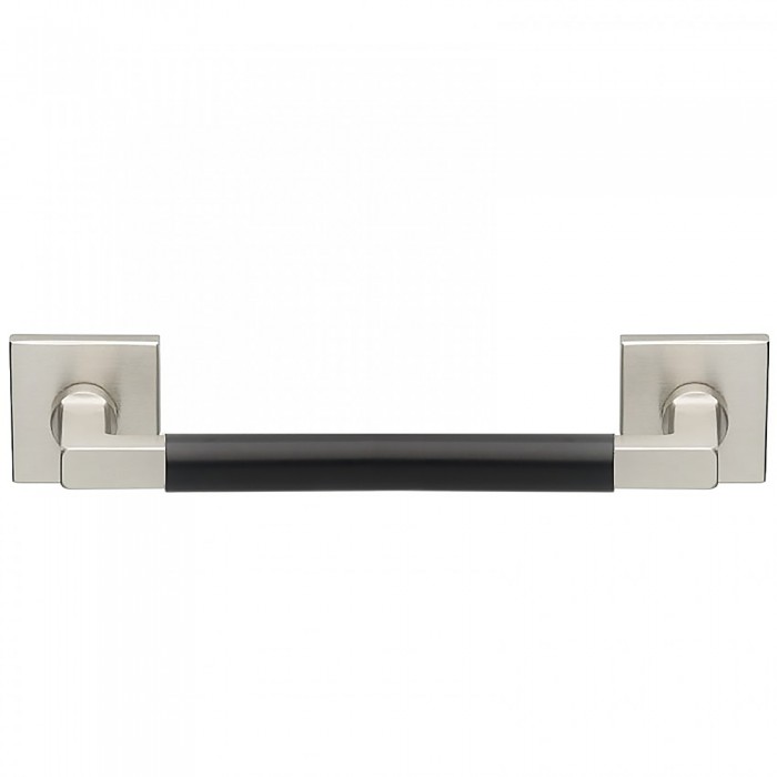 Λαβή εξώπορτας σειρά 2281 Μήκος 22.4cm Νίκελ Ματ/Μαύρο