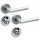 Πόμολα μεσόπορτας Χειρολαβή με Ροζέτα Convex 2365 Chrome S04S04 (2 τεμάχια Ζεύγος) με κλείστρο Wc  = 68,20€ 