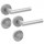 Πόμολα μεσόπορτας Χειρολαβή με Ροζέτα Convex 2365 Chrome Mat S24S24 (2 τεμάχια Ζεύγος) με κλείστρο Wc  = 51,70€ 