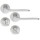 Πόμολα Mεσόπορτας Χειρολαβή με Ροζέτα ILAVIO 2631 ZINC ALLOY MATERIAL Chrome Mat 17 (2 τεμάχια Ζεύγος) με κλείστρο Wc  = 60,10€ 