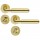Πόμολα μεσόπορτας Χειρολαβή με Ροζέτα Bau ILAVIO 2661 Brass BRASS MAT 15 (2 τεμάχια Ζεύγος) με κλείστρο Wc  = 85,99€ 