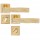 Πόμολα μεσόπορτας Χειρολαβή με Ροζέτα Bespoke ILAVIO 2746 Brass Material BRASS MAT 15 (2 τεμάχια Ζεύγος) με κλείστρο Wc  = 141,60€ 