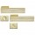 Πόμολα μεσόπορτας Χειρολαβή με Ροζέτα Bespoke ILAVIO 2756 Brass Material BRASS MAT 15 (2 τεμάχια Ζεύγος) με κλείστρο Wc  = 123,45€ 
