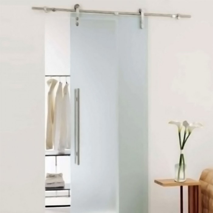 Μηχανισμός Γυάλινης Συρόμενης πόρτας με φρένο HX - 08