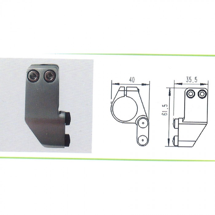 Μηχανισμός Ξύλινης Συρόμενης πόρτας για πόρτα έως 1m πλάτος με φρένο ΗΧ - 22