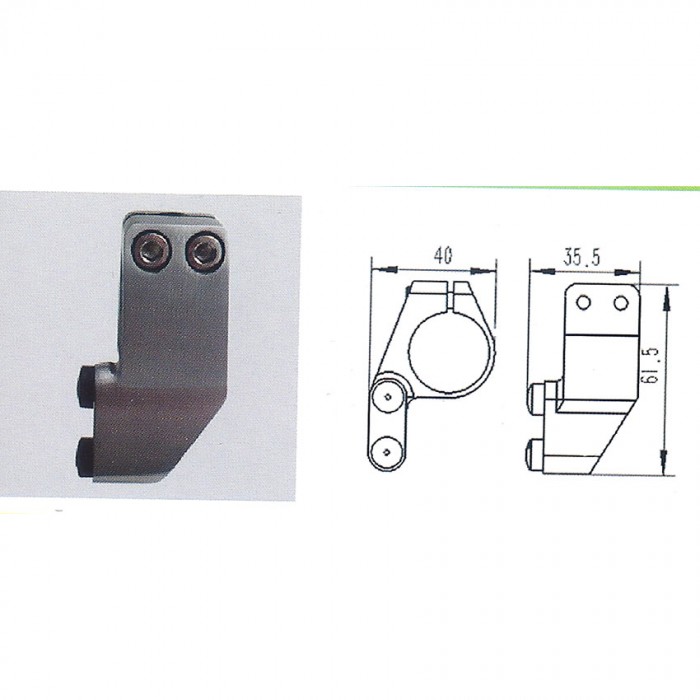 Μηχανισμός Ξύλινης Συρόμενης πόρτας για πόρτα έως 1m πλάτος με φρένο ΗΧ - 22