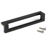 Λαβή επίπλων Cleveland, Zamak Emuca 128mm Μαύρο Ματ 9359414