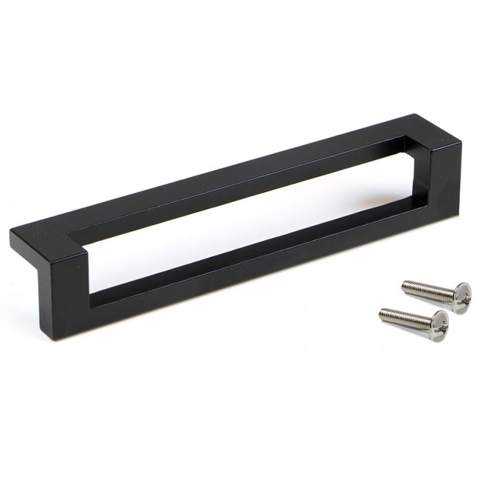Λαβή επίπλων Cleveland, Zamak Emuca 128mm Μαύρο Ματ 9359414