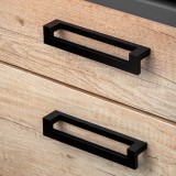 Λαβή επίπλων Cleveland, Zamak Emuca 128mm Μαύρο Ματ 9359414