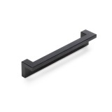 Λαβή επίπλων Cleveland, Zamak Emuca 128mm Μαύρο Ματ 9359414