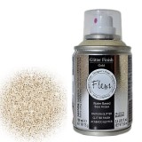 Glitter Διαφανές Σπρέι Finish Fleur - Gold 100ml 64047