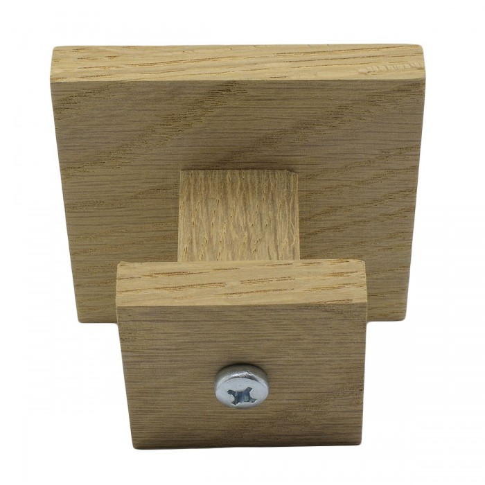 Ξύλινο Πόμολο Εξώπορτας (1Τεμάχιο)  Άβαφο απο Μασίφ Ξύλο Δρύς Πλατύβενη Βορείου Αμερικής σειρά 1047