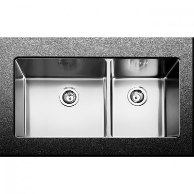 Ανοξείδωτος νεροχύτης Fortinox Squadro 28285-110 (85x44) 