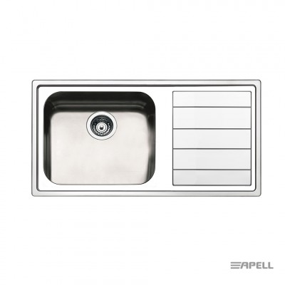 Ανοξείδωτος νεροχύτης Apell Lenear 8515R-110 (100x50)