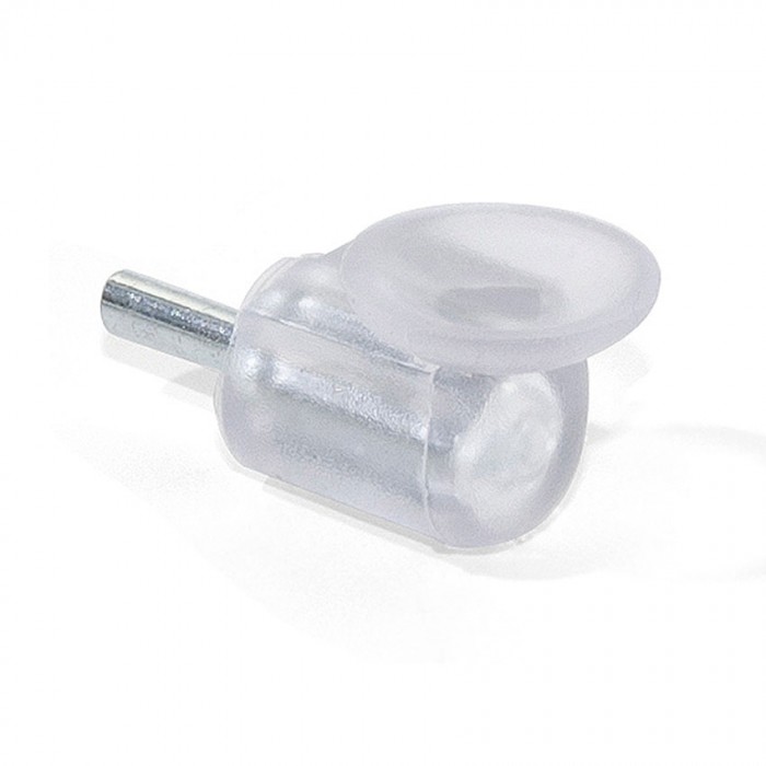 Στήριγμα ραφιού Πλαστικό με βεντούζα Διάφανο 80556 Τιμή τεμαχίου