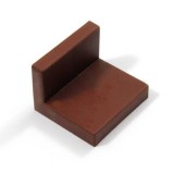 Γωνία ανάρτησης ντουλαπιών με πλαστικό κάλυμα Καφέ Τιμή τεμαχίου