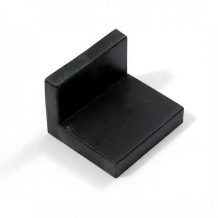 Γωνία ανάρτησης ντουλαπιών με πλαστικό κάλυμα Μαύρο Τιμή τεμαχίου