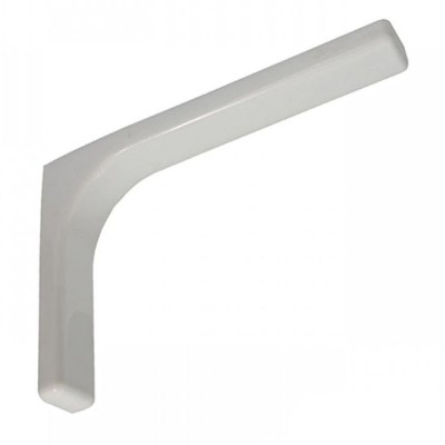 Γωνία Λευκή με Πλαστικό Κάλυμα 24cm Element system