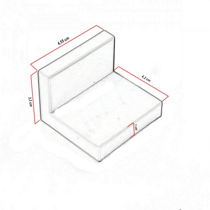 Γωνία ανάρτησης ντουλαπιών με πλαστικό κάλυμα Μαύρο Τιμή τεμαχίου