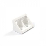 ΠΛΑΣΤΙΚΗ ΓΩΝΙΑ ΜΕ ΚΑΠΑΚΙ ΛΕΥΚΟ τιμή Τεμαχίου