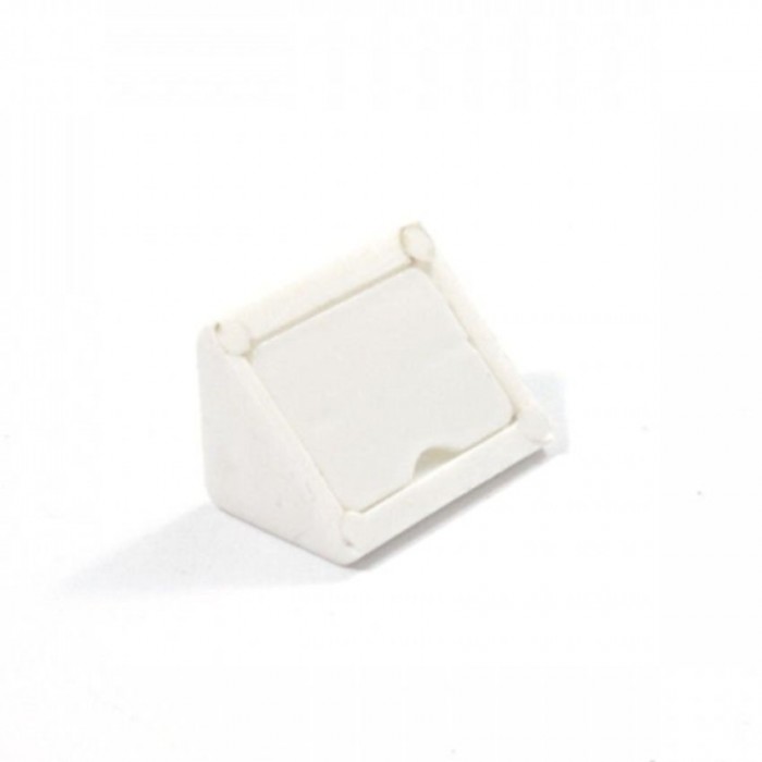 ΠΛΑΣΤΙΚΗ ΓΩΝΙΑ ΜΕ ΚΑΠΑΚΙ ΛΕΥΚΟ τιμή Τεμαχίου