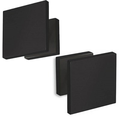 Μπούλ εξώθυρας (2τεμάχια Ζεύγος) Convex σειρά 1067 σε Ματ Μαύρο 80mm