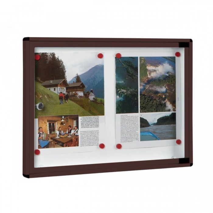 Πίνακας ανακοινώσεων 702 Μοντέλο 400mm x 550mm σε Καφέ