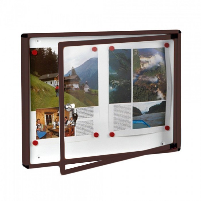 Πίνακας ανακοινώσεων 702 Μοντέλο 400mm x 550mm σε Καφέ