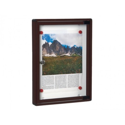 Πίνακας ανακοινώσεων 703 Μοντέλο 400mm x 300mm σε Καφέ