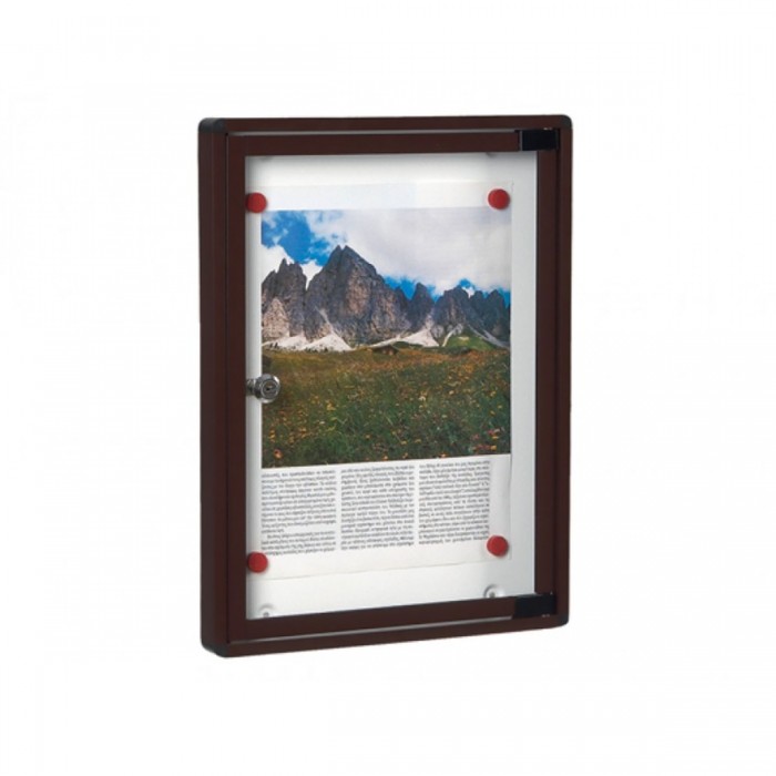 Πίνακας ανακοινώσεων 703 Μοντέλο 400mm x 300mm σε Καφέ