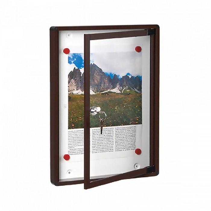 Πίνακας ανακοινώσεων 703 Μοντέλο 400mm x 300mm σε Καφέ